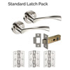 JB Kind Boston Door Handle Latch Pack small Image 4