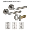 JB Kind Portland Door Handle Latch Pack small Image 4