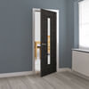 JB Kind Alabama Cinza Fully Finished Dark Grey 1-Panel 1-Lite Laminated Internal Glazed Door small Image 4