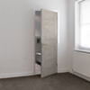 JB Kind Alabama Fumo Pre-Finished Smoky Grey 1-Panel Internal Fire Door small Image 4