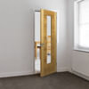 JB Kind Mistral Pre-Finished Oak 3-Panels 1-Lite Internal Glazed Door small Image 4