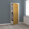 JB Kind Ostria Pre-Finished Oak 1-Panel Internal Fire Door small Image 4