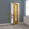 JB Kind Ostria Pre-Finished Oak 1-Panel 1-Lite Internal Glazed Door small Image 4