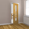 JB Kind Sirocco Pre-Finished Oak 7P 1L Internal Glazed Door small Image 4