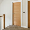 JB Kind Mistral Pre-Finished Oak 3-Panels Internal Door small Image 4