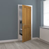 JB Kind Rushmore Un-Finished Oak 4-Panels Internal Door small Image 4