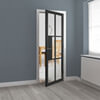 JB Kind Civic Painted Black 1-Panel 6-Lites Internal Glazed Door small Image 4