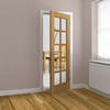 JB Kind Gisburn Pre-Finished Oak 10-Lites Internal Glazed Door small Image 4