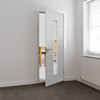 JB Kind Dominion White Primed 5-Panels 1-Lite Internal Glazed Fire Door small Image 4