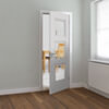 JB Kind Catton White Primed 3-Lites Internal Glazed Door small Image 4