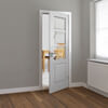 JB Kind Andorra White Primed 1-Panel 3-Lites Internal Glazed Door small Image 4