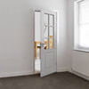 JB Kind Faro White Primed 1-Panel 6-Lites Internal Glazed Fire Door small Image 4