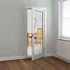 JB Kind Tobago White Primed 1-Lite Internal Glazed Fire Door small Image 4