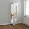 JB Kind Axis White Primed 1-Lite Internal Glazed Door small Image 4