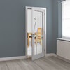 JB Kind Trinidad White Primed 3-Lites Internal Glazed Door small Image 4