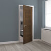 JB Kind Tigris Pre-Finished Walnut 5-Panels Internal Fire Door small Image 4