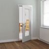 JB Kind Belton White Primed 1-Lite Internal Glazed Door small Image 4