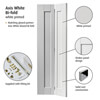 JB Kind Axis White Primed 2-Panels Internal Bi-Fold Door small Image 4