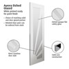 JB Kind Aurora White Primed 4-Lites Internal Etched Glazed Door small Image 4