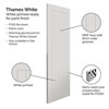 JB Kind Thames White Primed 5-Panels Internal Door small Image 4