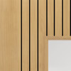 JB Kind Aria Pre-Finished Oak Laminate 1-Lite Internal Glazed Door small Image 4