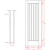 XL Joinery Suffolk Essential Crema Oak Internal Fire Door small Image 4