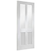 XL Joinery Malton Shaker White Primed 2-Panels 2-Lites Internal Glazed Door small Image 4