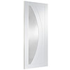 XL Joinery Salerno White Primed 4-Panels 1-Lite Internal Glazed Fire Door small Image 4