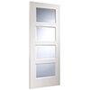 XL Joinery Severo Pre-Finished White 4-Lites Internal Glazed Door small Image 4