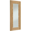 XL Joinery Palermo Original Pre-Finished Oak 7-Panels 1-Lite Internal Glazed Door small Image 4