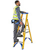 Werner Fibreglass Platform Stepladders - 4 Tread small Image 4