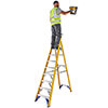 Werner Fibreglass Platform Stepladders - 8 Tread small Image 4