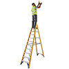 Werner Fibreglass Platform Stepladders - 10 Tread small Image 4