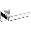 Atlantic Tupai Rapido 5S Line Portel Lever Door Handle on 5mm Slimline Square Rose small Image 4