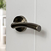 Atlantic Status Texas Lever Door Handle On Round Rose small Image 4