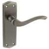 Atlantic Old English Warwick Latch Lever Door Handle On Backplate small Image 4