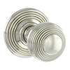 Atlantic Old English Ripon Solid Brass Reeded Mortice Knob On Concealed Fix Rose small Image 4