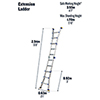 Werner 4 x 3 - 4 Way Telescopic Multi-Purpose Ladder 2.94m small Image 4