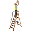 Werner Megastep 6 Tread Fibreglass Platform Ladder small Image 4