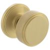 Atlantic Millhouse Brass Harrison Brass Knurled Mortice Knob On Concealed Fix Rose small Image 4