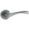 Atlantic Eco Aqua Aluminium Lever Door Handle On Round Rose small Image 4