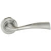 Atlantic Eco Wave Aluminium Lever Door Handle On Round Rose small Image 4