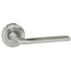 Atlantic Eco Surf Aluminium Lever Door Handle On Round Rose small Image 4