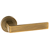 Atlantic Forme Asti Lever Door Handle on Minimal Round Rose small Image 4