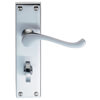 Carlisle Brass Contract Victorian Scroll WC Lever Door Handle On Backplate small Image 4