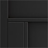 JB Kind Cosmo Pre-Finished Black Laminate 4-Panels Internal Door small Image 4