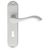 Carlisle Brass Andros Lock Lever Door Handle On Backplate small Image 4