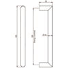 Carlisle Brass Eurospec Stainless Steel Solid Mitred Pull Handle small Image 4