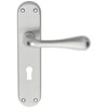 Carlisle Brass Astro Lock Profile With Lever Handle On Backplate - 185 x 40mm small Image 4
