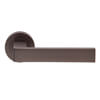 Carlisle Brass Sasso Lever Handle On Round Rose - 129 x 55mm small Image 4